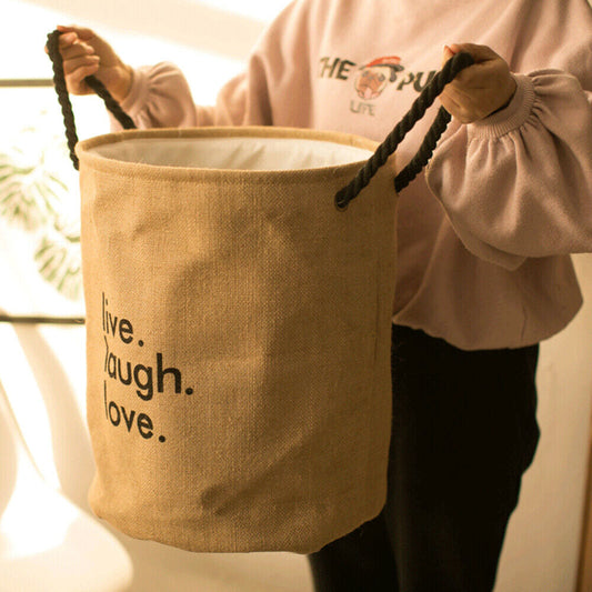 Laundry Bag Washing Dirty Clothes Folding Hamper Bag ~5271