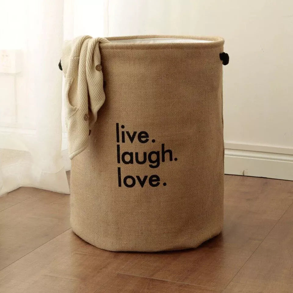 Laundry Bag Washing Dirty Clothes Folding Hamper Bag ~5271